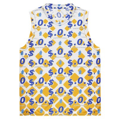 S.O.S basketball jersey