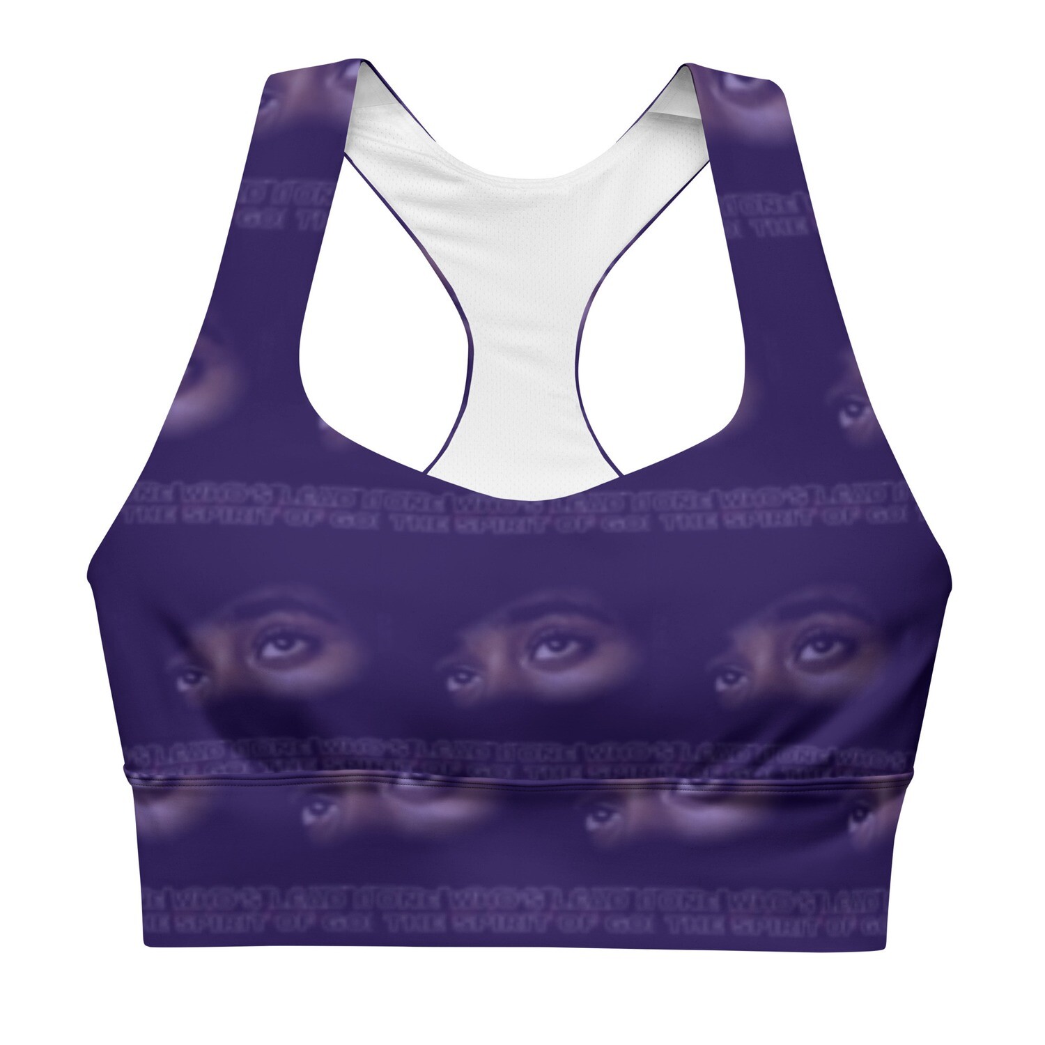 The Eyes Longline sports bra