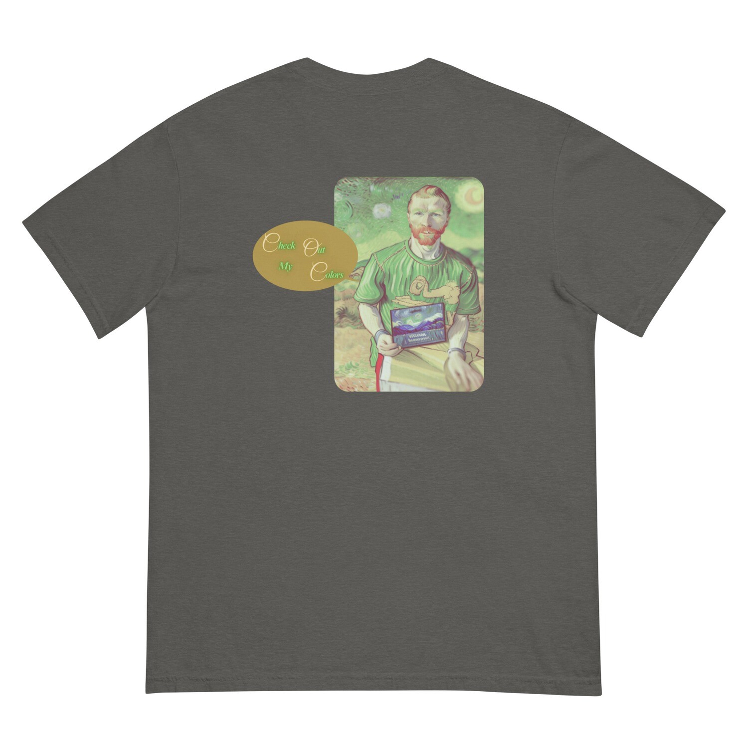 Check Out My Colors garment-dyed heavyweight t-shirt