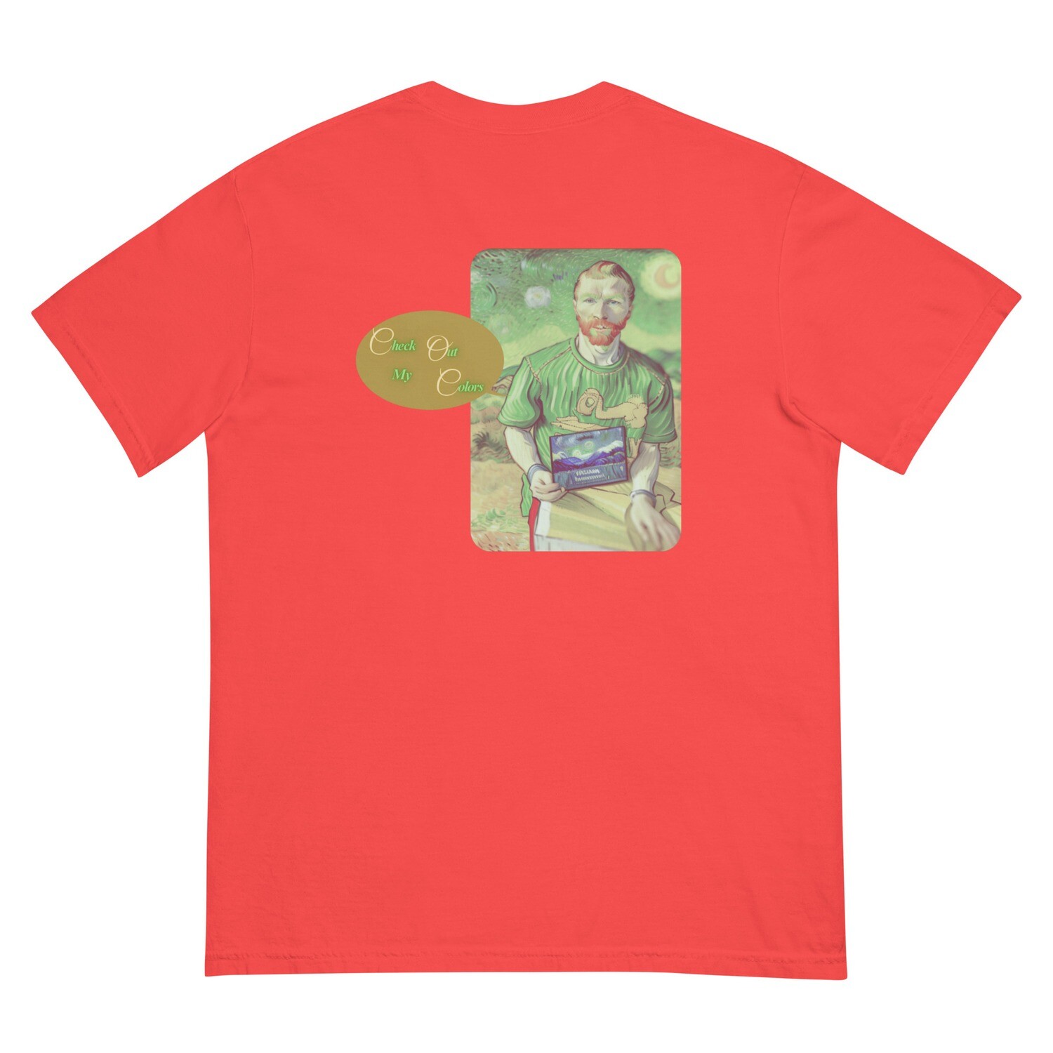 Check Out My Colors garment-dyed heavyweight t-shirt