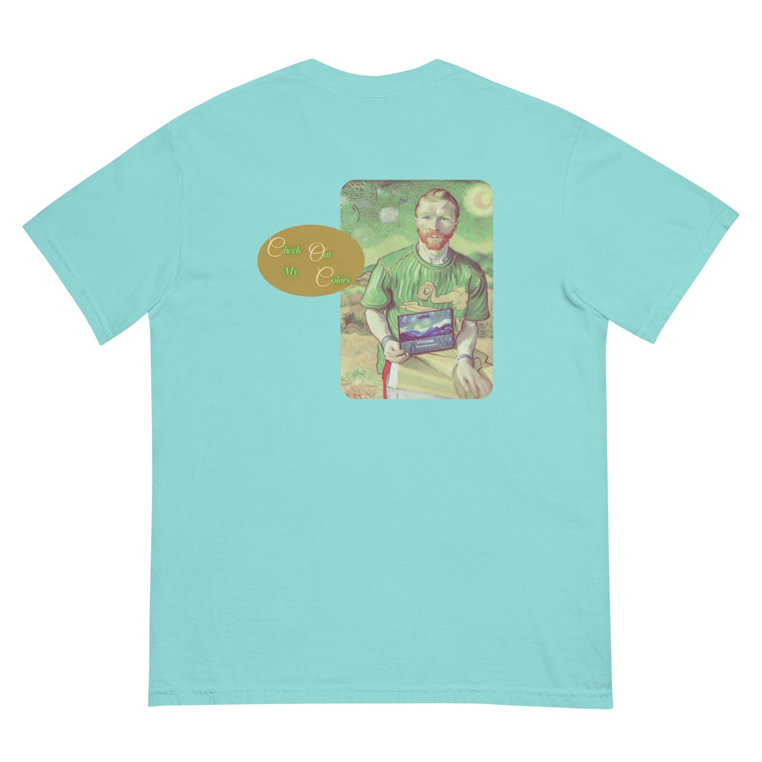 Check Out My Colors garment-dyed heavyweight t-shirt