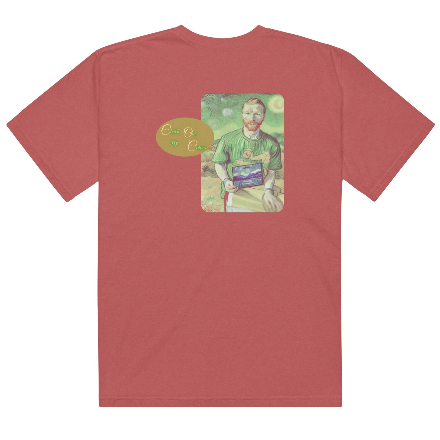 Check Out My Colors garment-dyed heavyweight t-shirt