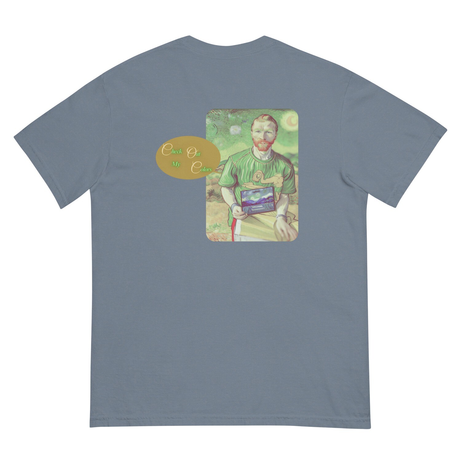 Check Out My Colors garment-dyed heavyweight t-shirt