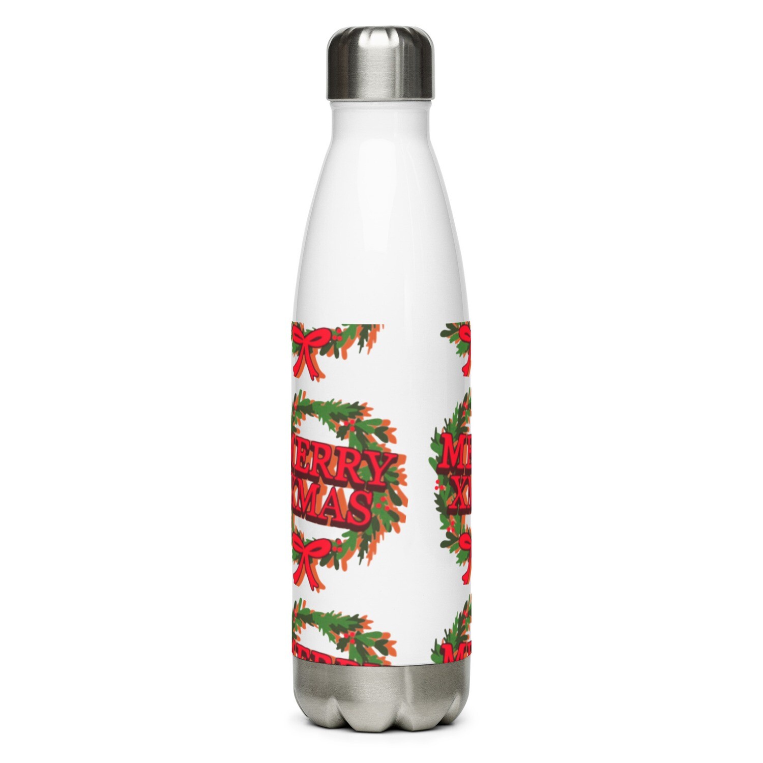 Merry Xmas Stainless steel water bottle