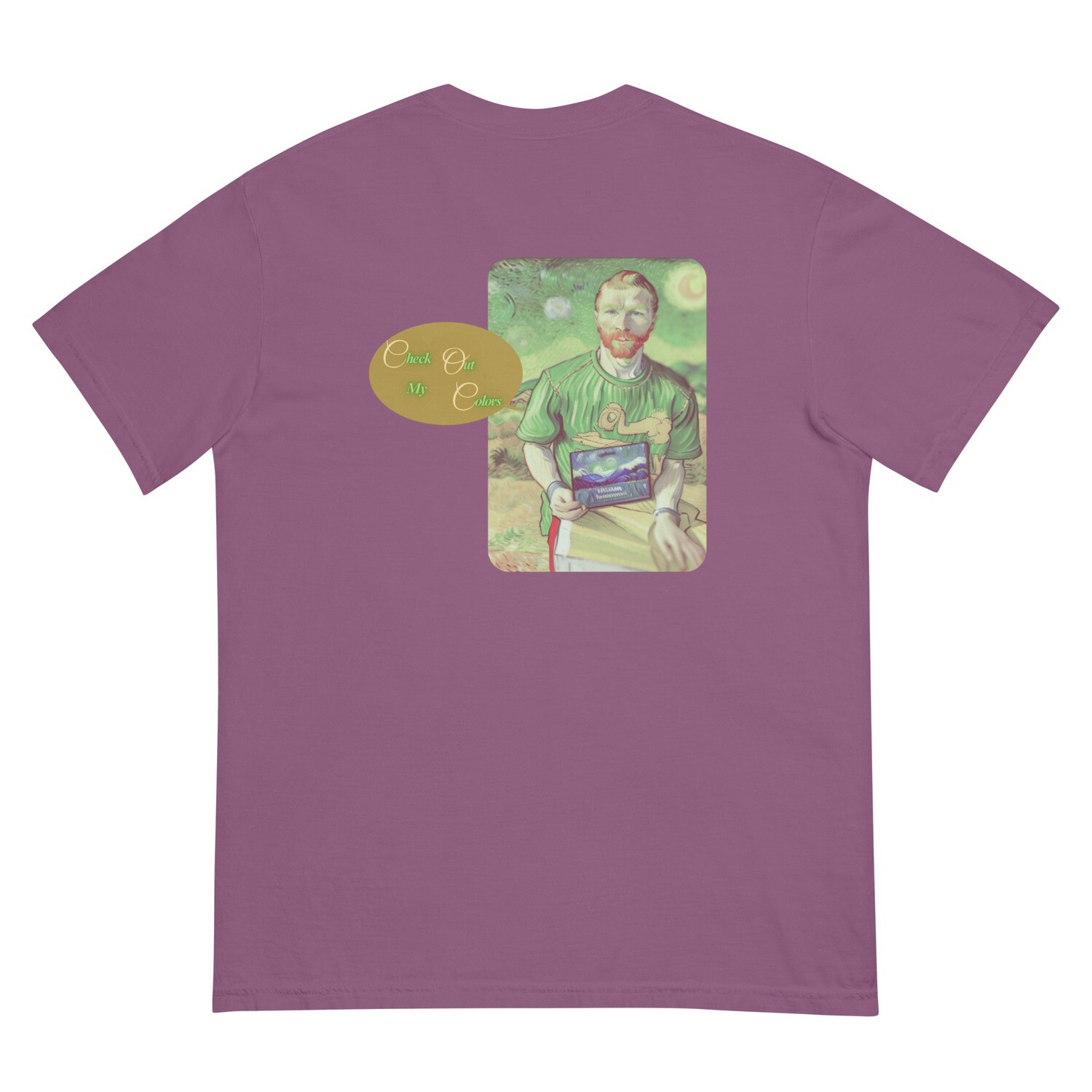 Check Out My Colors garment-dyed heavyweight t-shirt