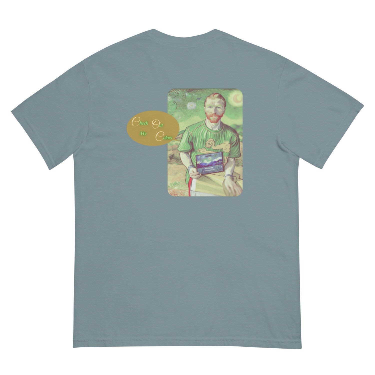 Check Out My Colors garment-dyed heavyweight t-shirt