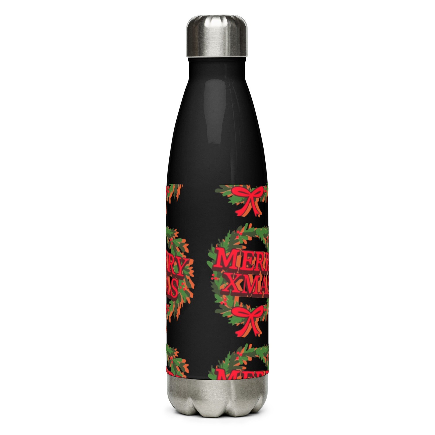 Merry Xmas Stainless steel water bottle