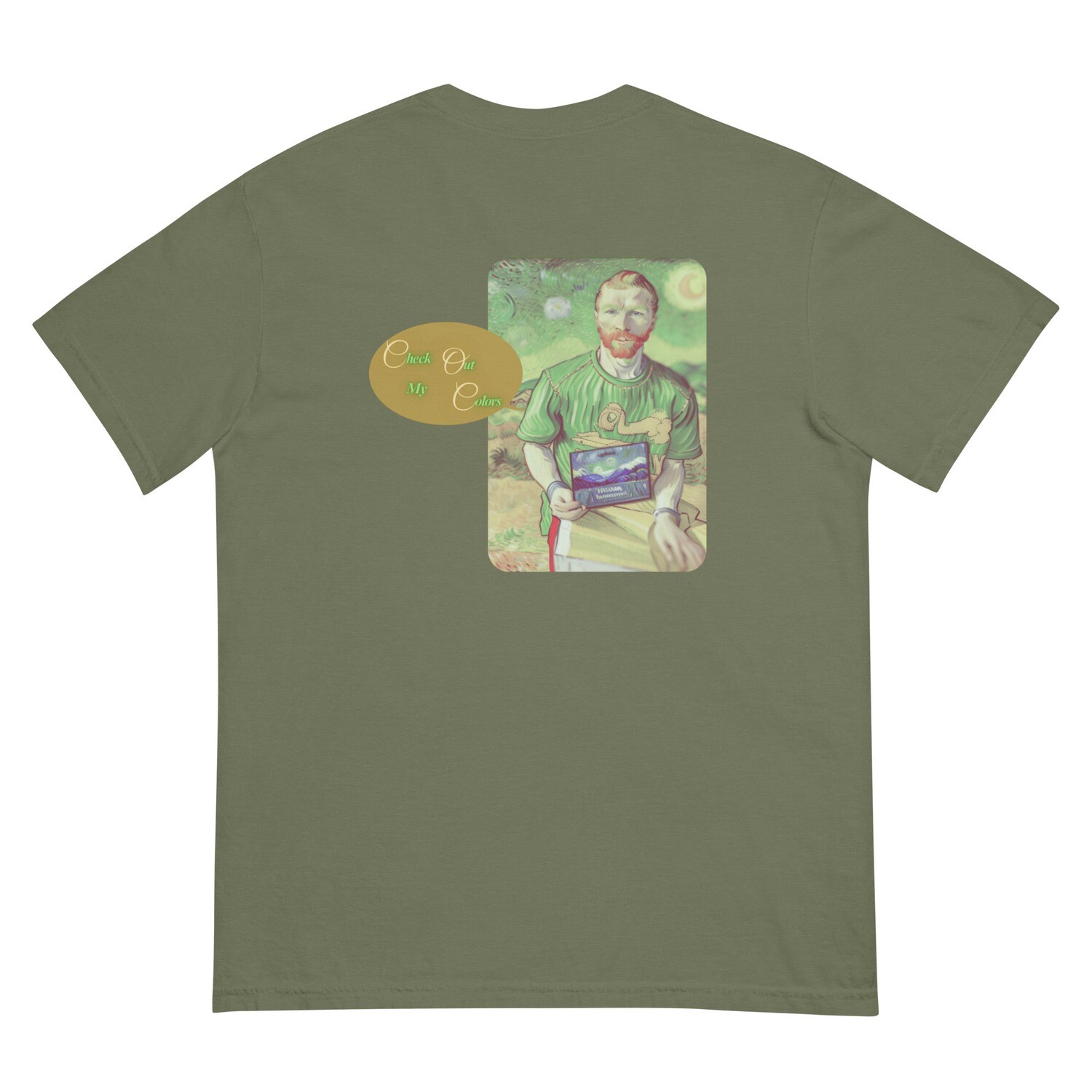 Check Out My Colors garment-dyed heavyweight t-shirt