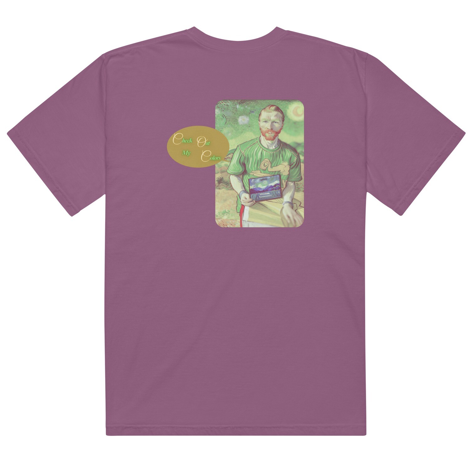 Check Out My Colors garment-dyed heavyweight t-shirt