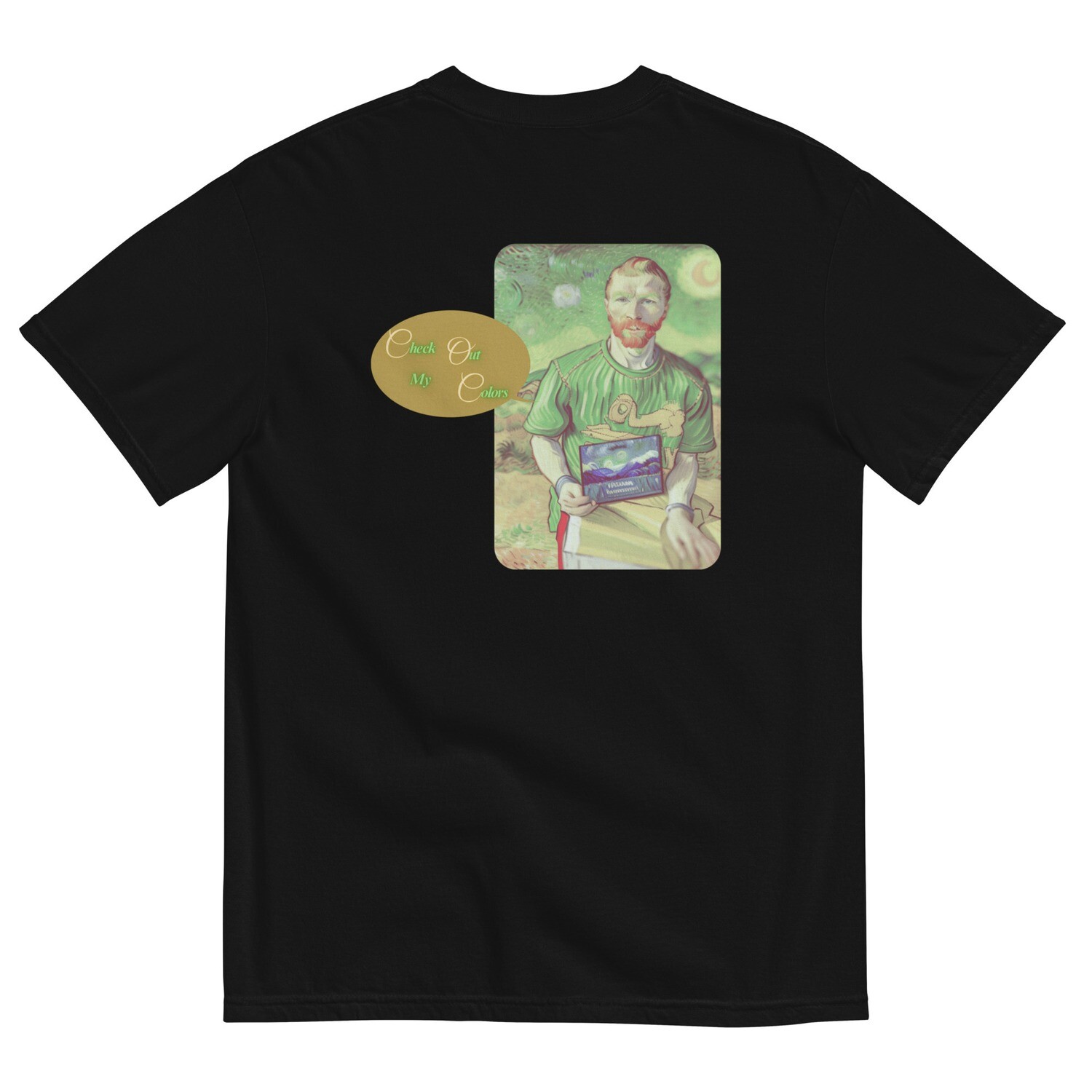 Check Out My Colors garment-dyed heavyweight t-shirt