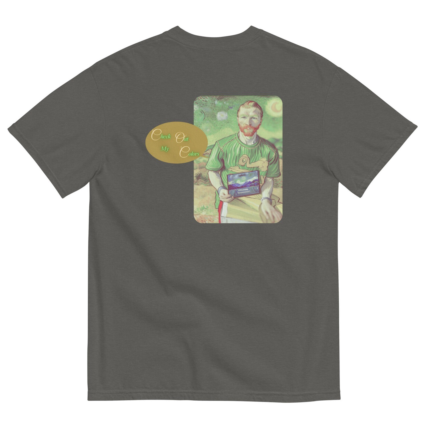 Check Out My Colors garment-dyed heavyweight t-shirt