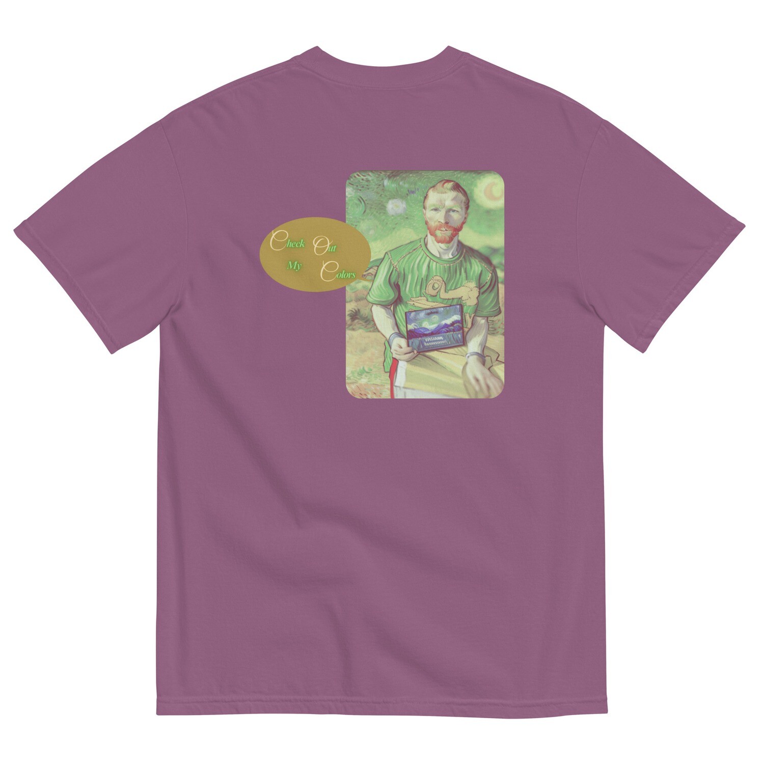 Check Out My Colors garment-dyed heavyweight t-shirt