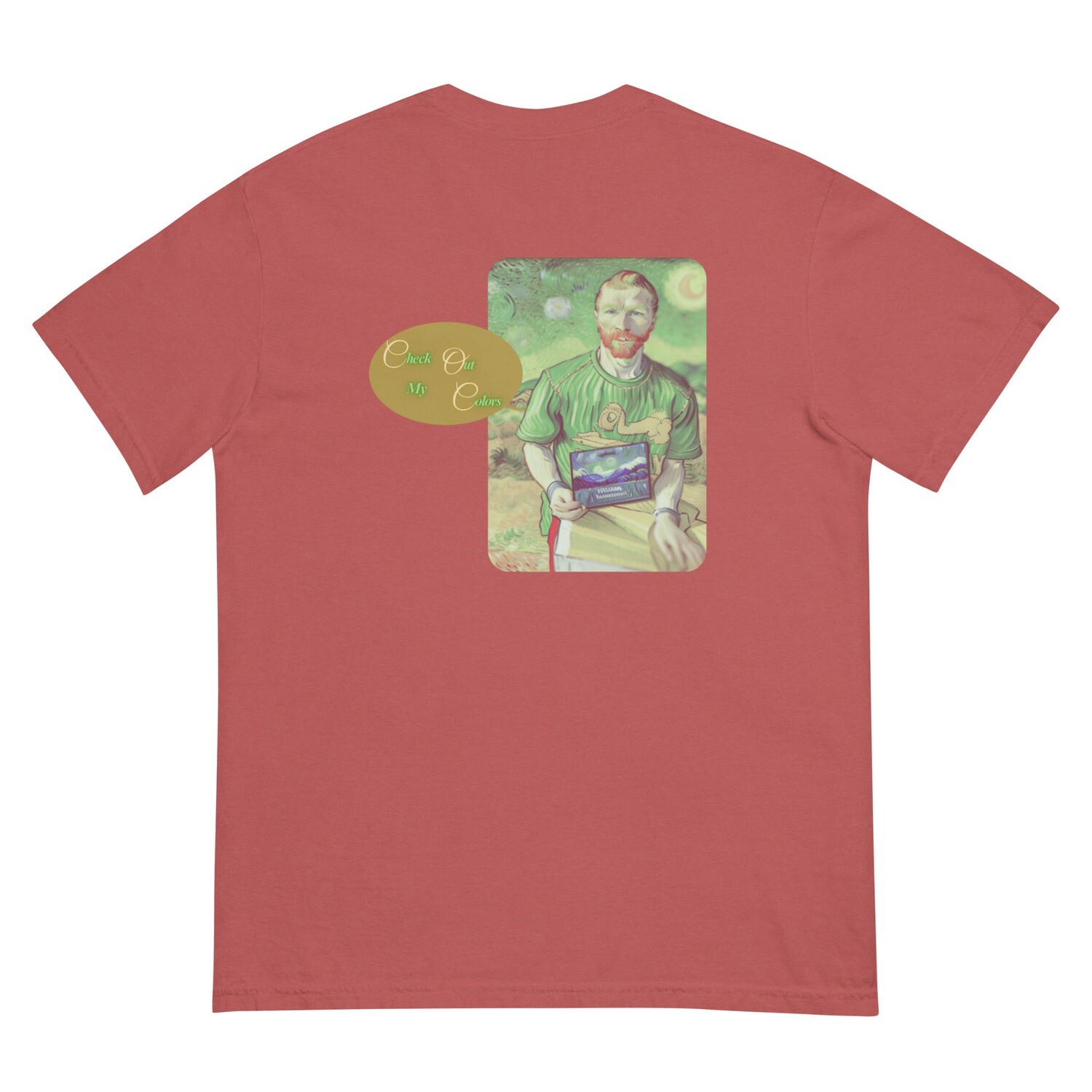 Check Out My Colors garment-dyed heavyweight t-shirt