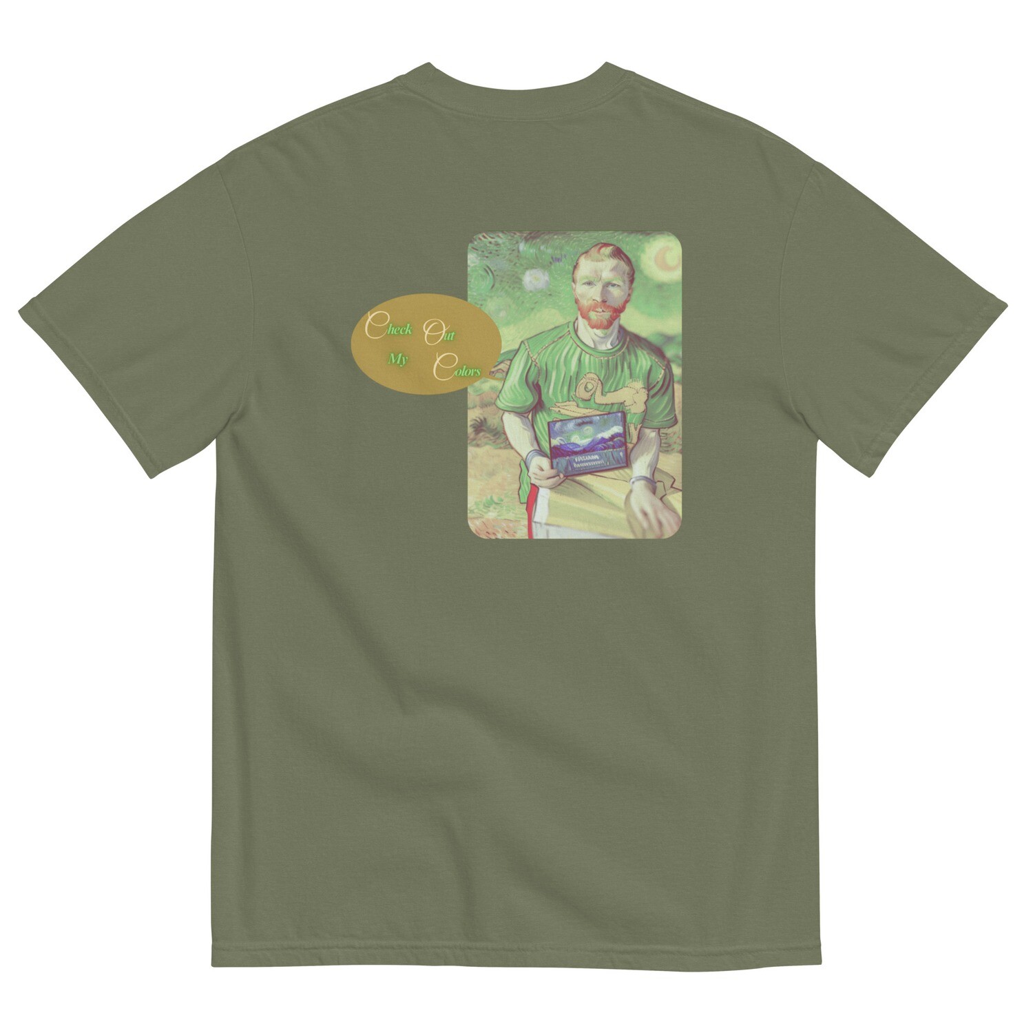 Check Out My Colors garment-dyed heavyweight t-shirt