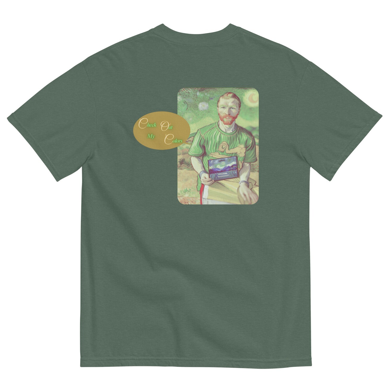 Check Out My Colors garment-dyed heavyweight t-shirt