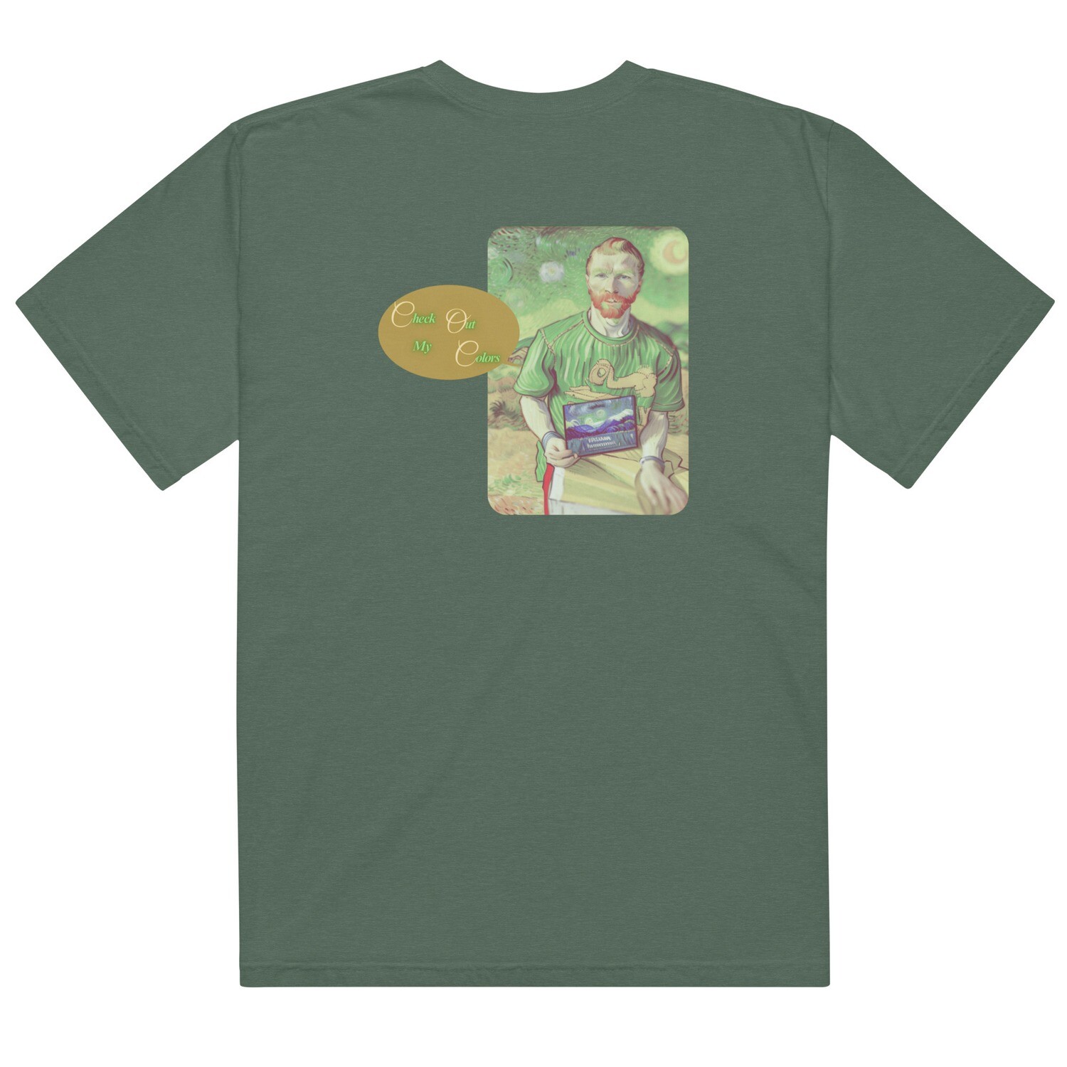 Check Out My Colors garment-dyed heavyweight t-shirt