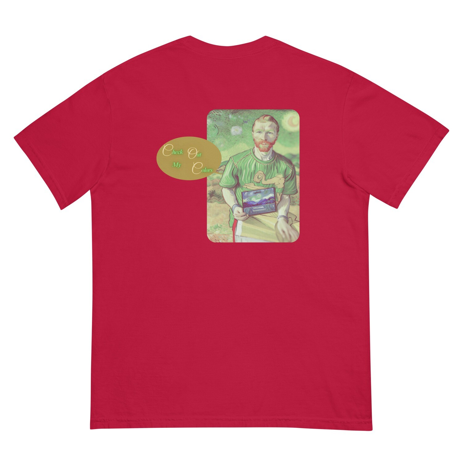 Check Out My Colors garment-dyed heavyweight t-shirt