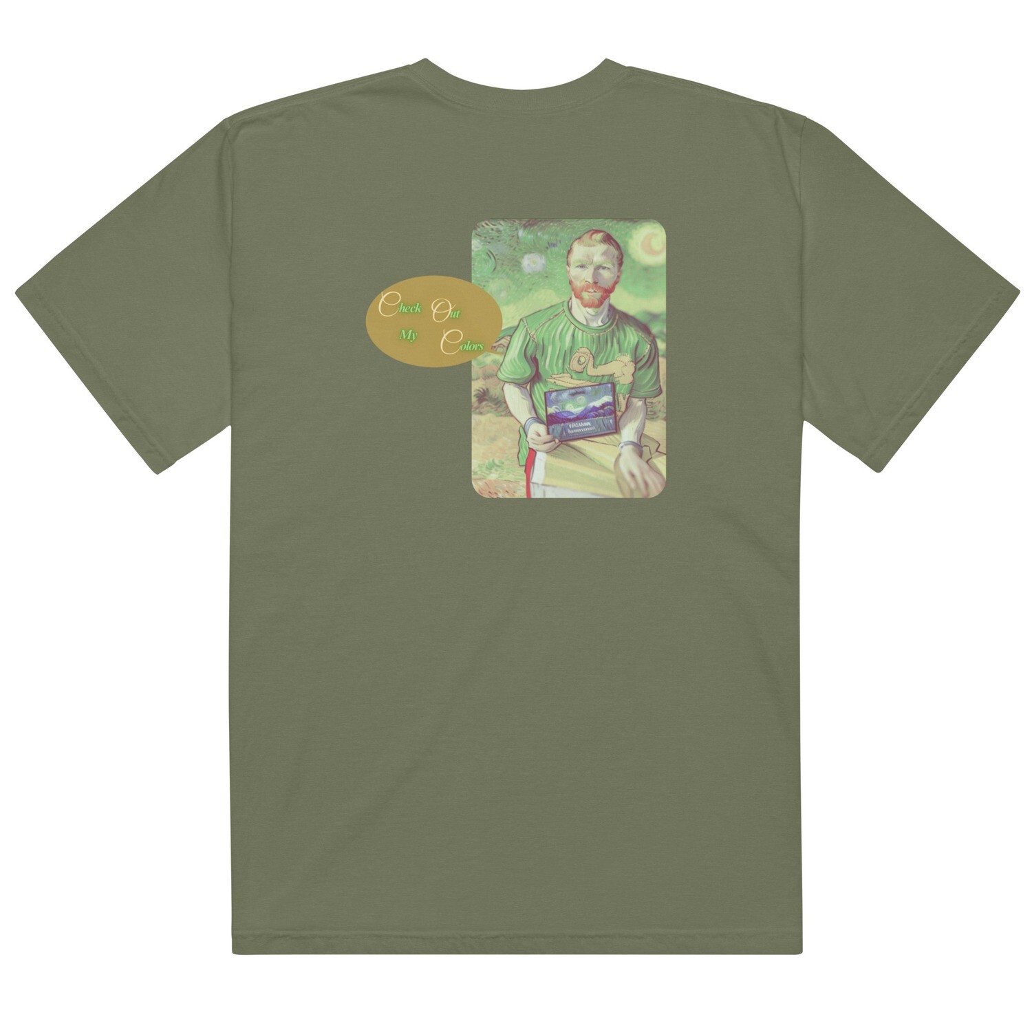 Check Out My Colors garment-dyed heavyweight t-shirt