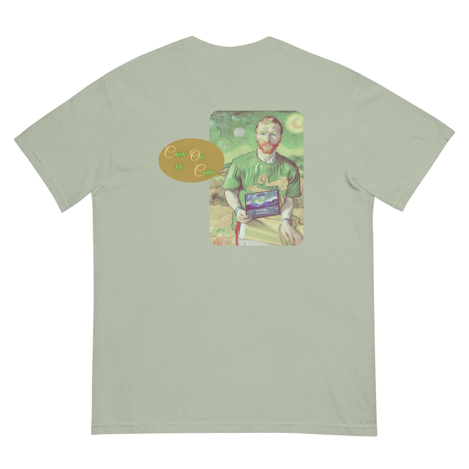 Check Out My Colors garment-dyed heavyweight t-shirt
