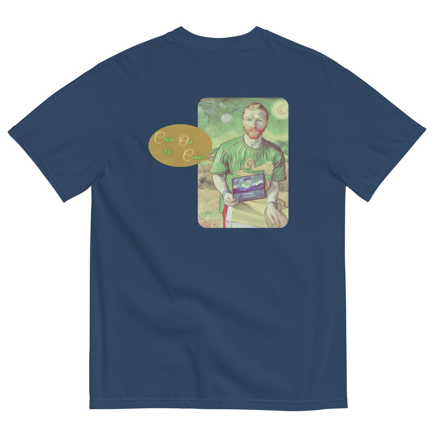 Check Out My Colors garment-dyed heavyweight t-shirt