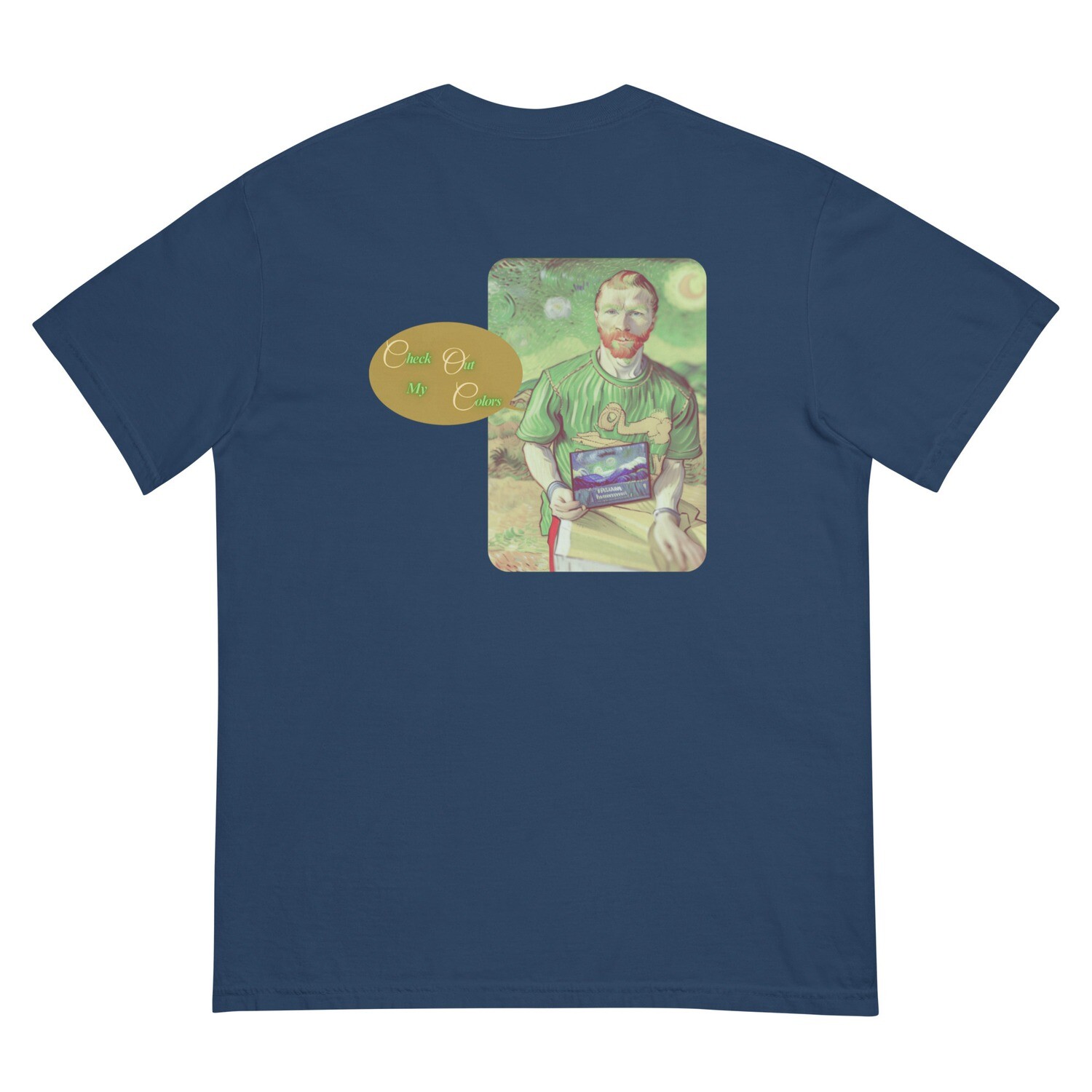 Check Out My Colors garment-dyed heavyweight t-shirt