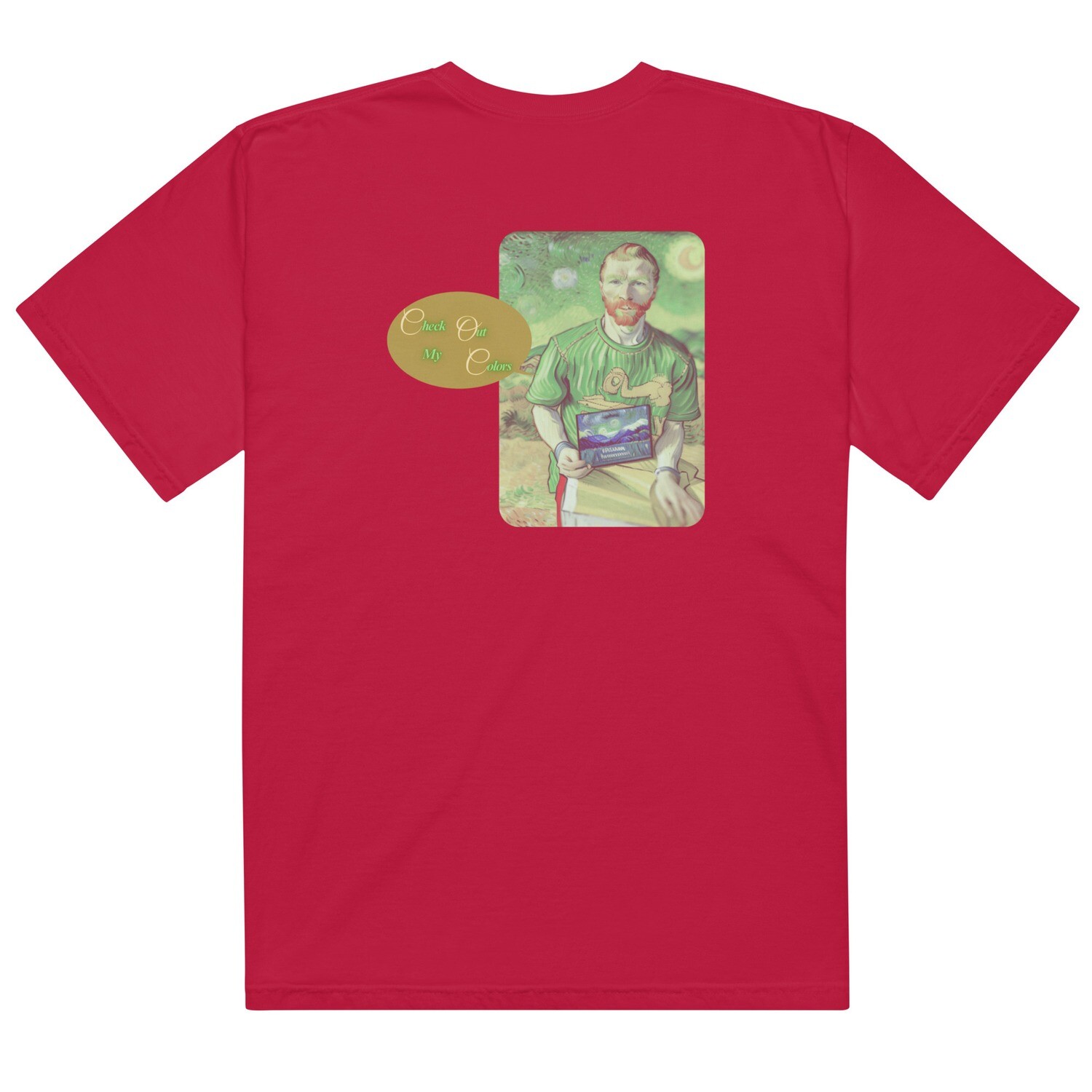 Check Out My Colors garment-dyed heavyweight t-shirt