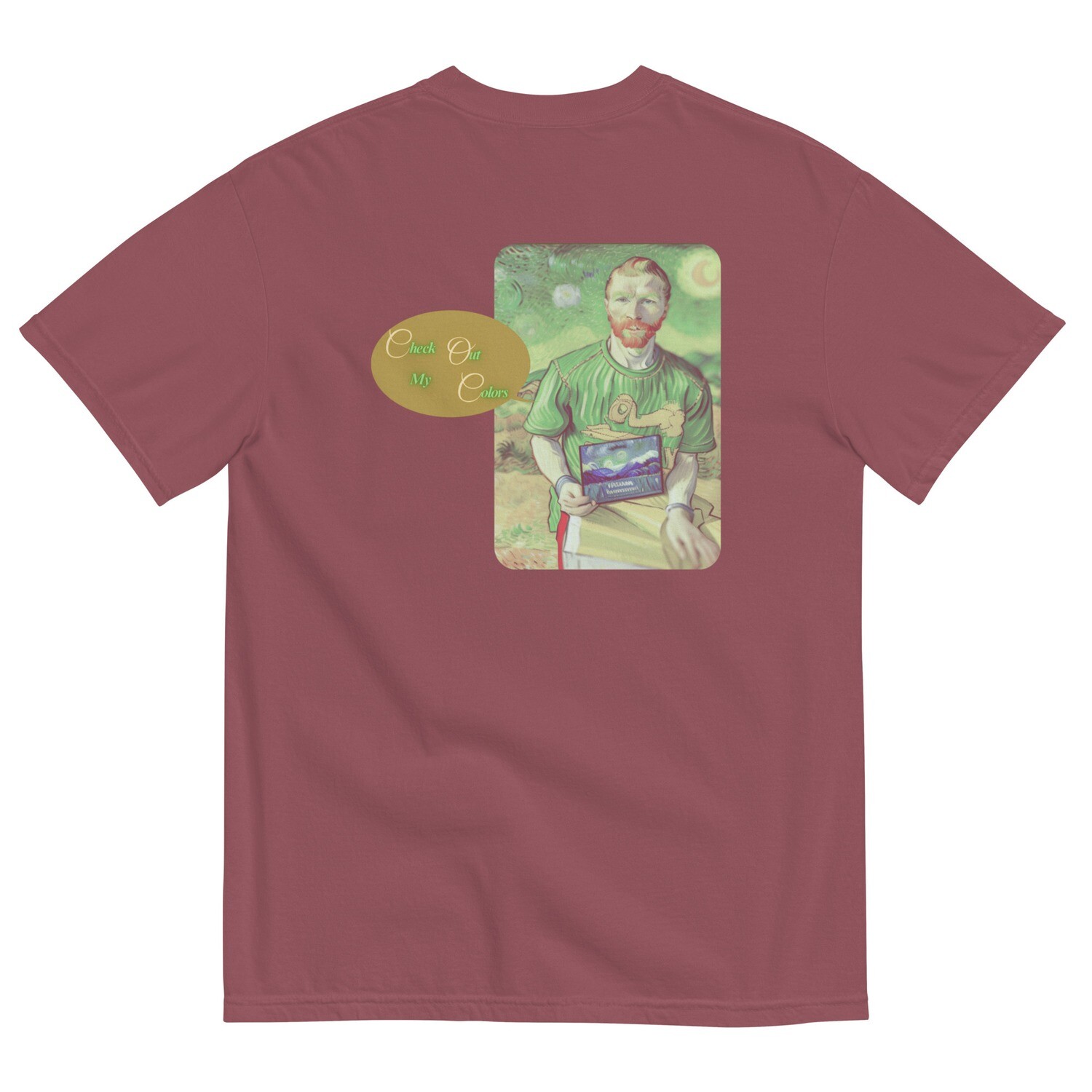 Check Out My Colors garment-dyed heavyweight t-shirt
