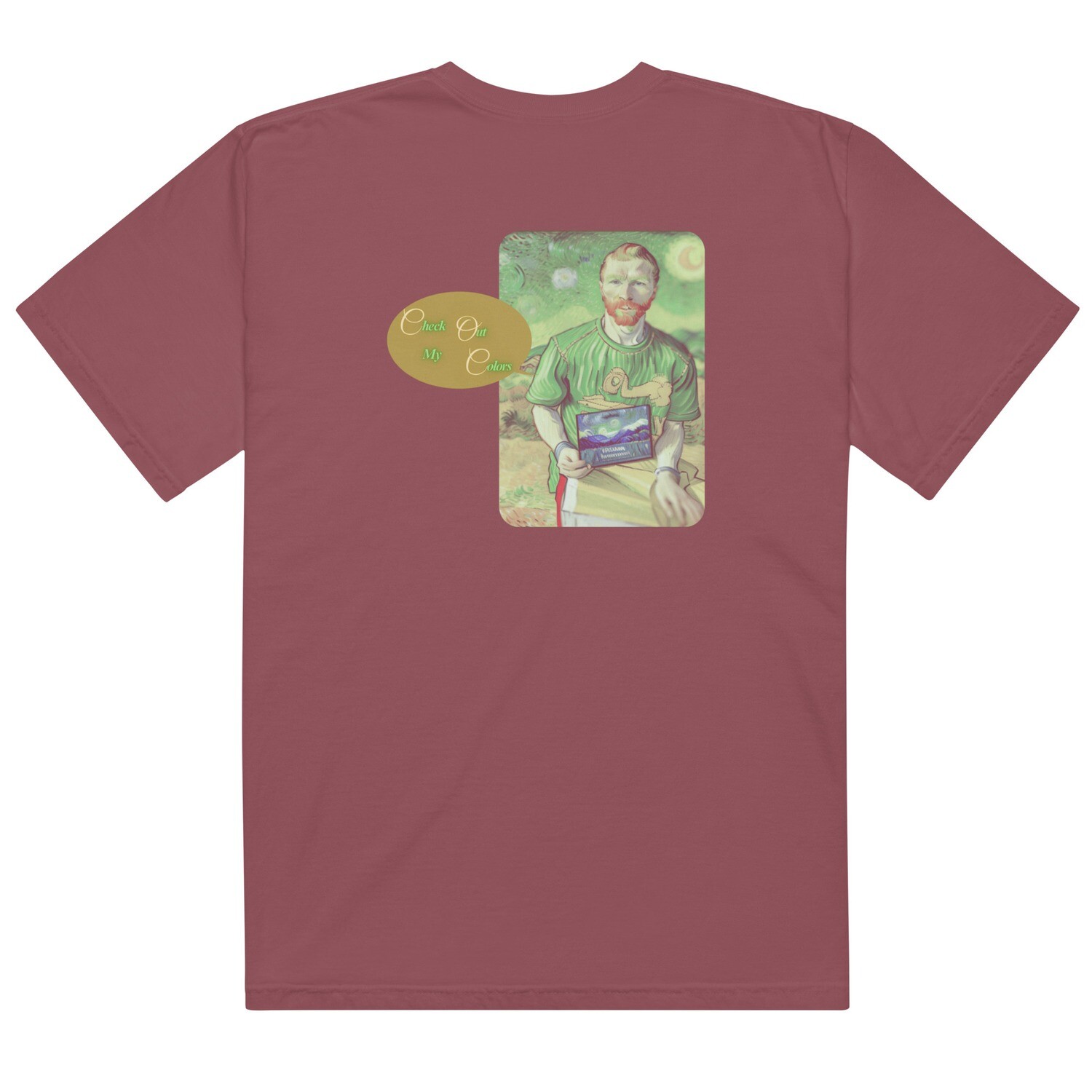 Check Out My Colors garment-dyed heavyweight t-shirt
