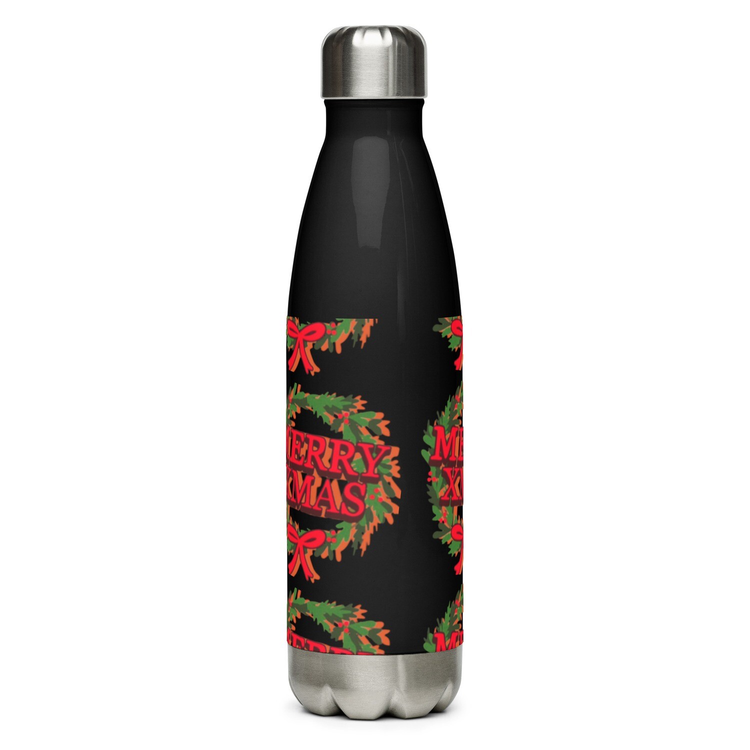 Merry Xmas Stainless steel water bottle