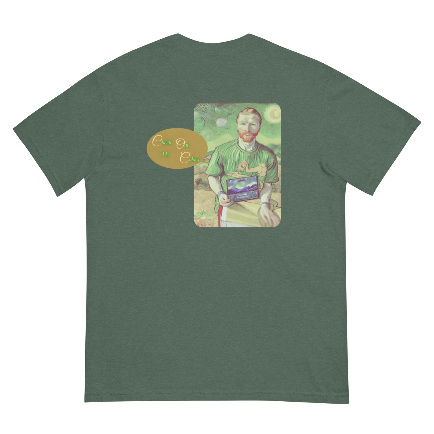 Check Out My Colors garment-dyed heavyweight t-shirt