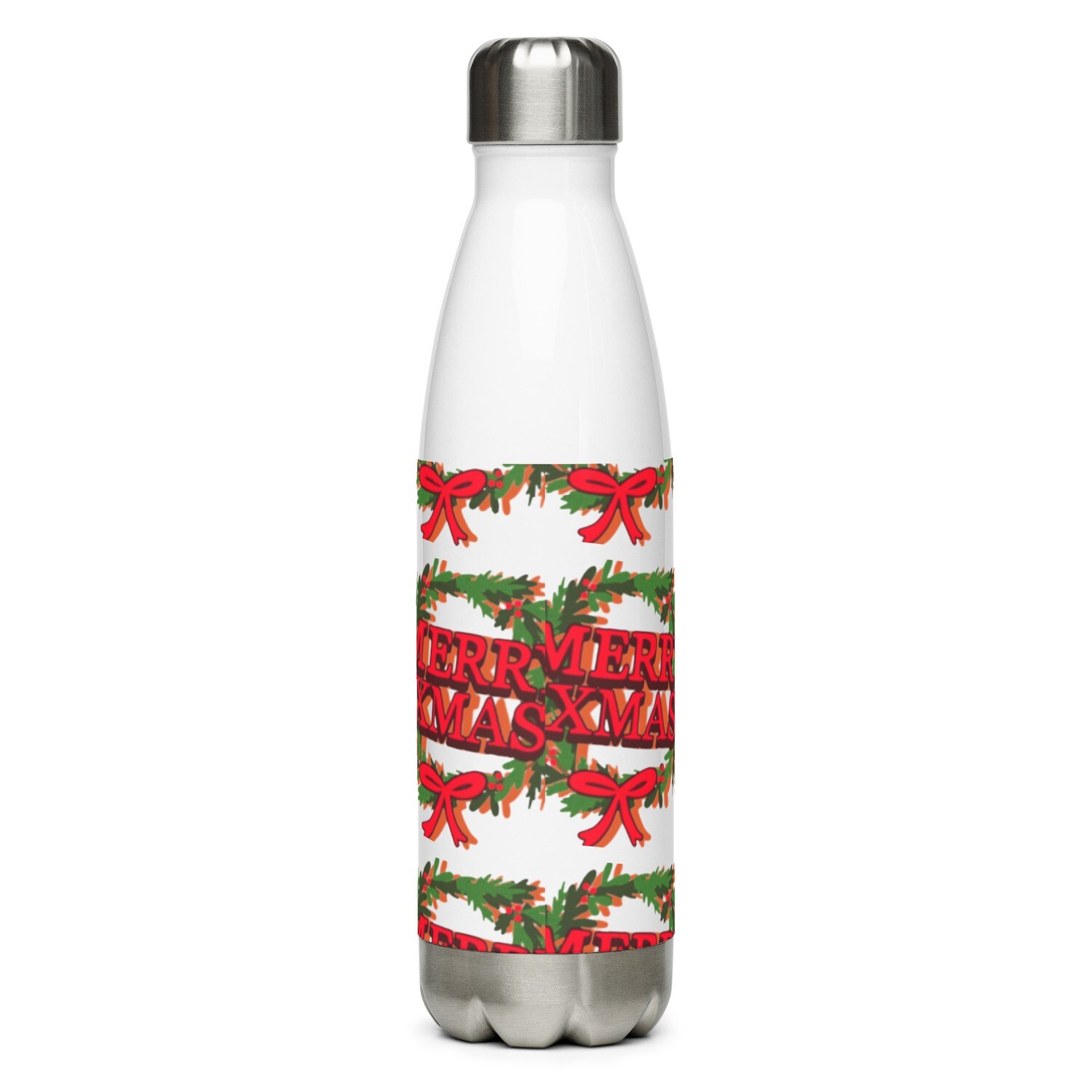 Merry Xmas Stainless steel water bottle