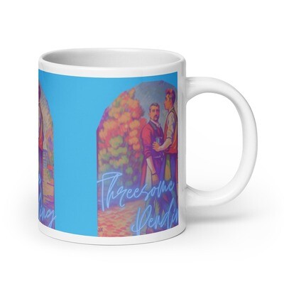 Threesome Pending glossy mug