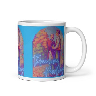 Threesome Pending glossy mug