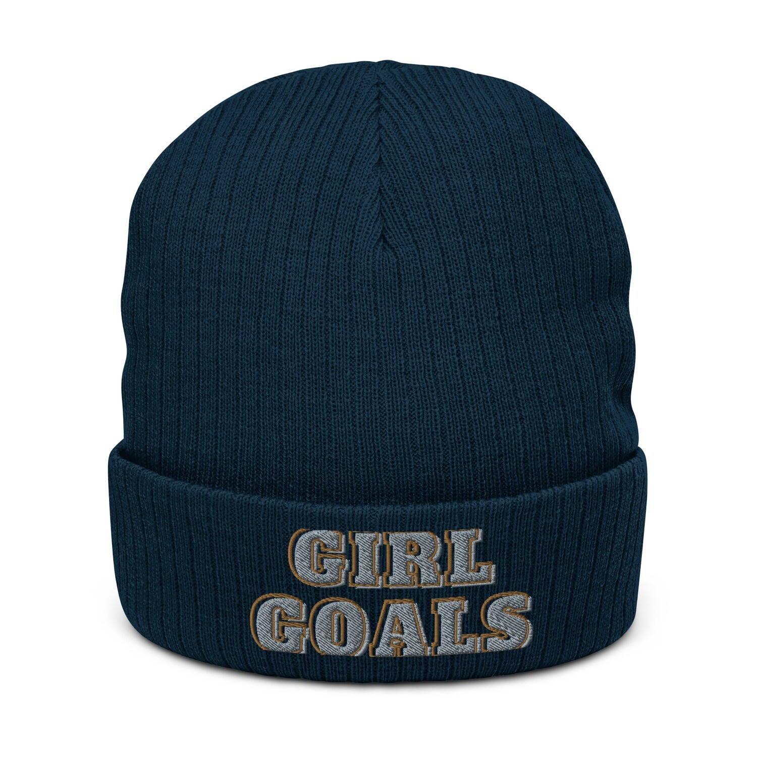 Girl Goals Ribbed knit beanie