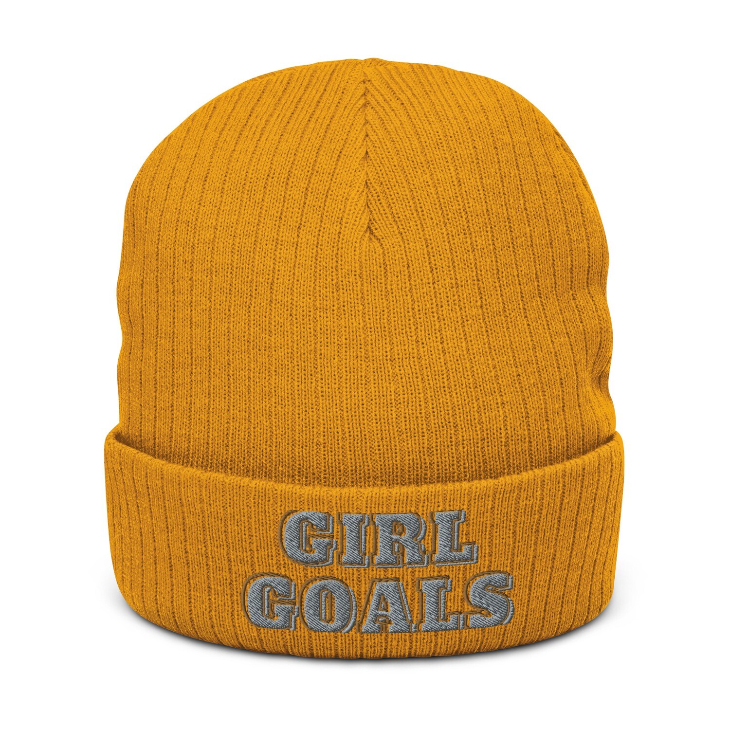 Girl Goals Ribbed knit beanie