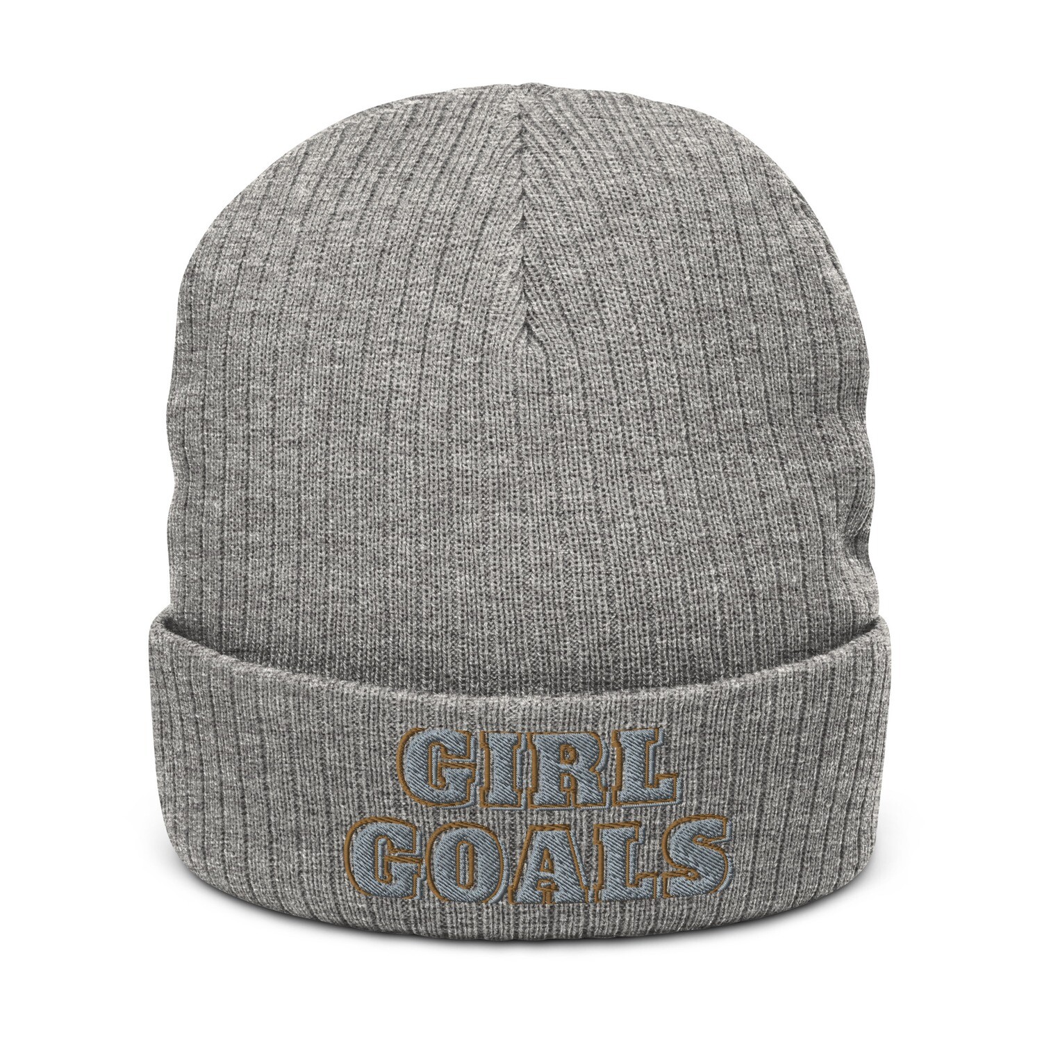 Girl Goals Ribbed knit beanie
