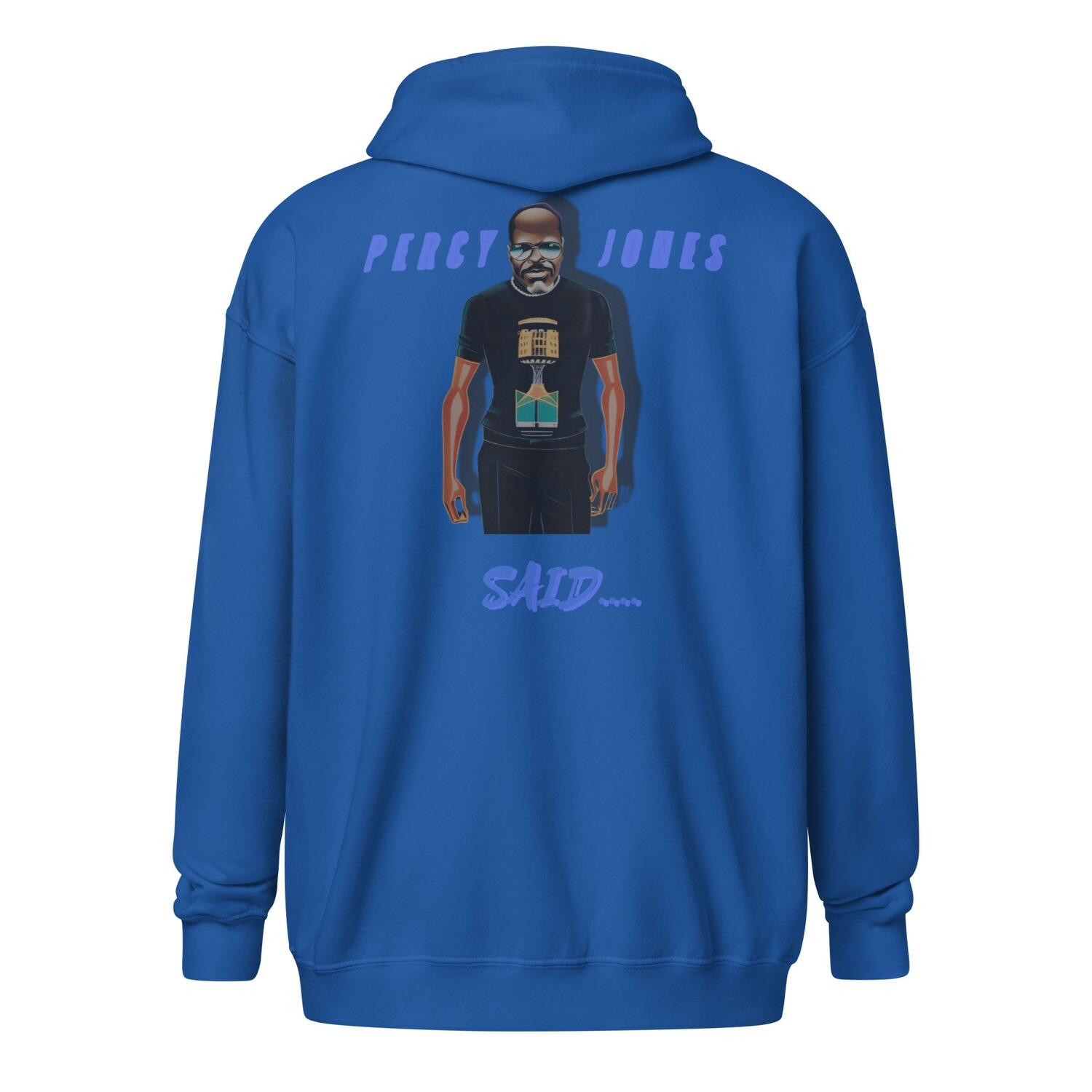 Percy Jones Said zip hoodie