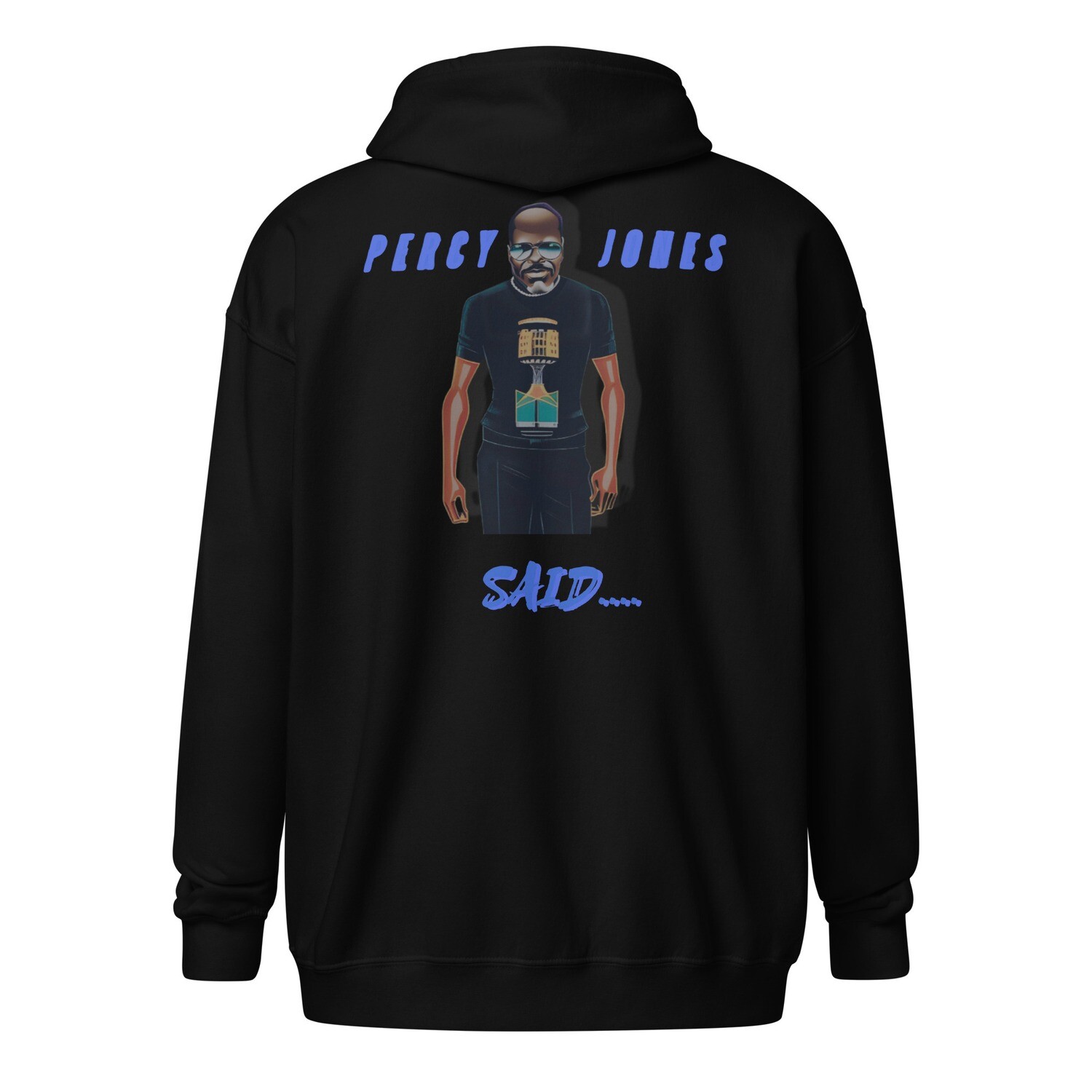 Percy Jones Said zip hoodie