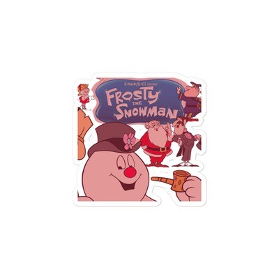 Frosty The Snowman Bubble-free stickers