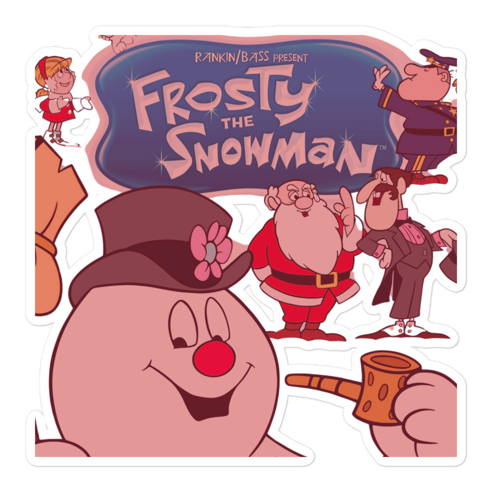 Frosty The Snowman Bubble-free stickers