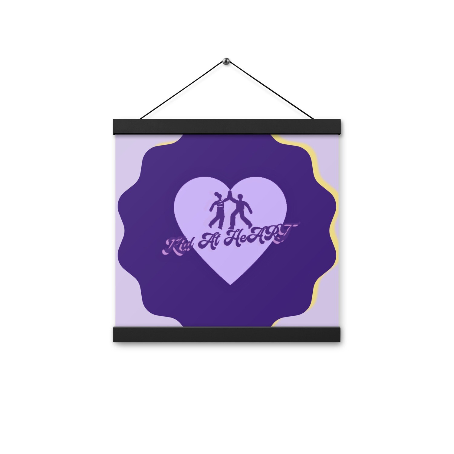 Kid At HeArt Poster with hangers