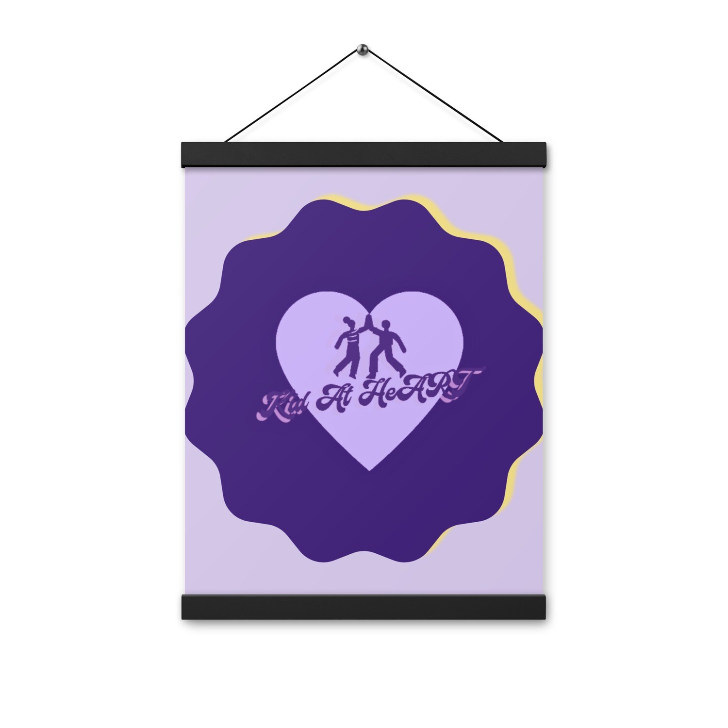 Kid At HeArt Poster with hangers