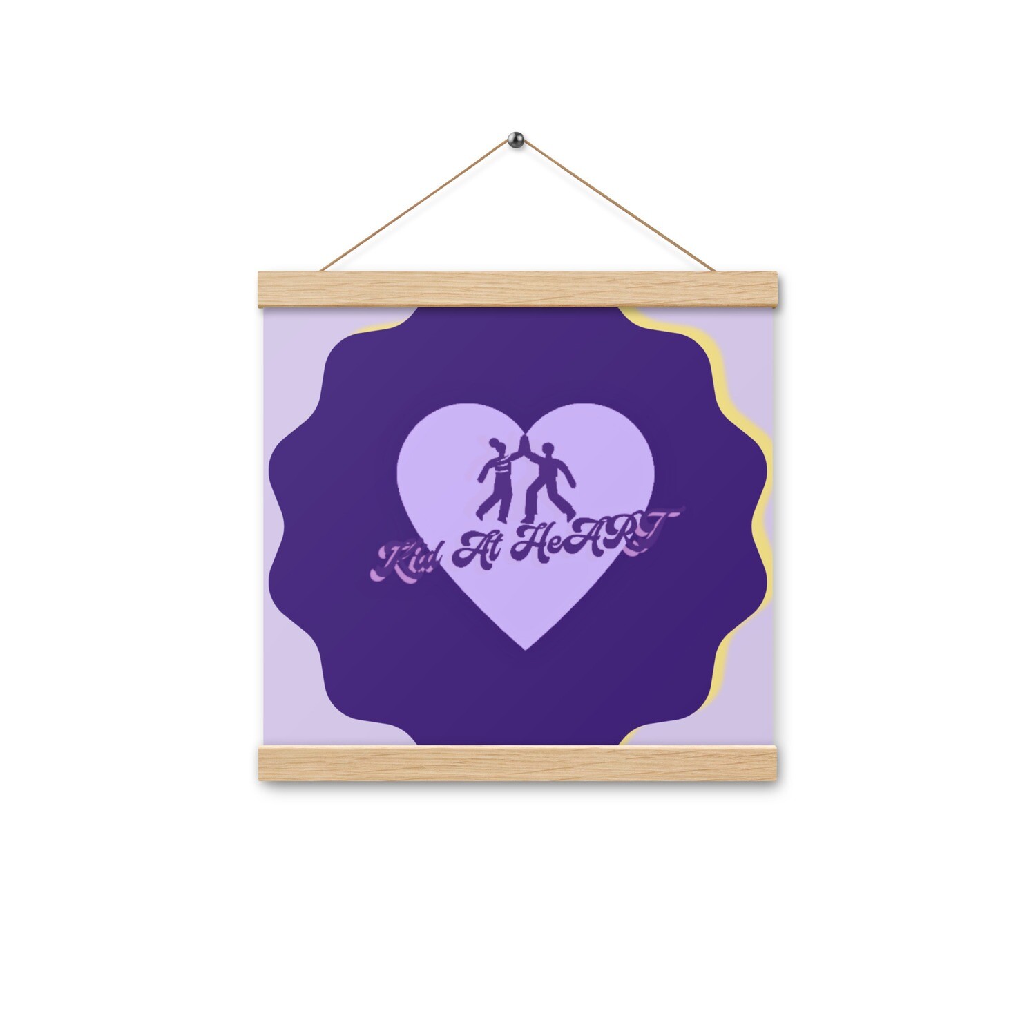 Kid At HeArt Poster with hangers