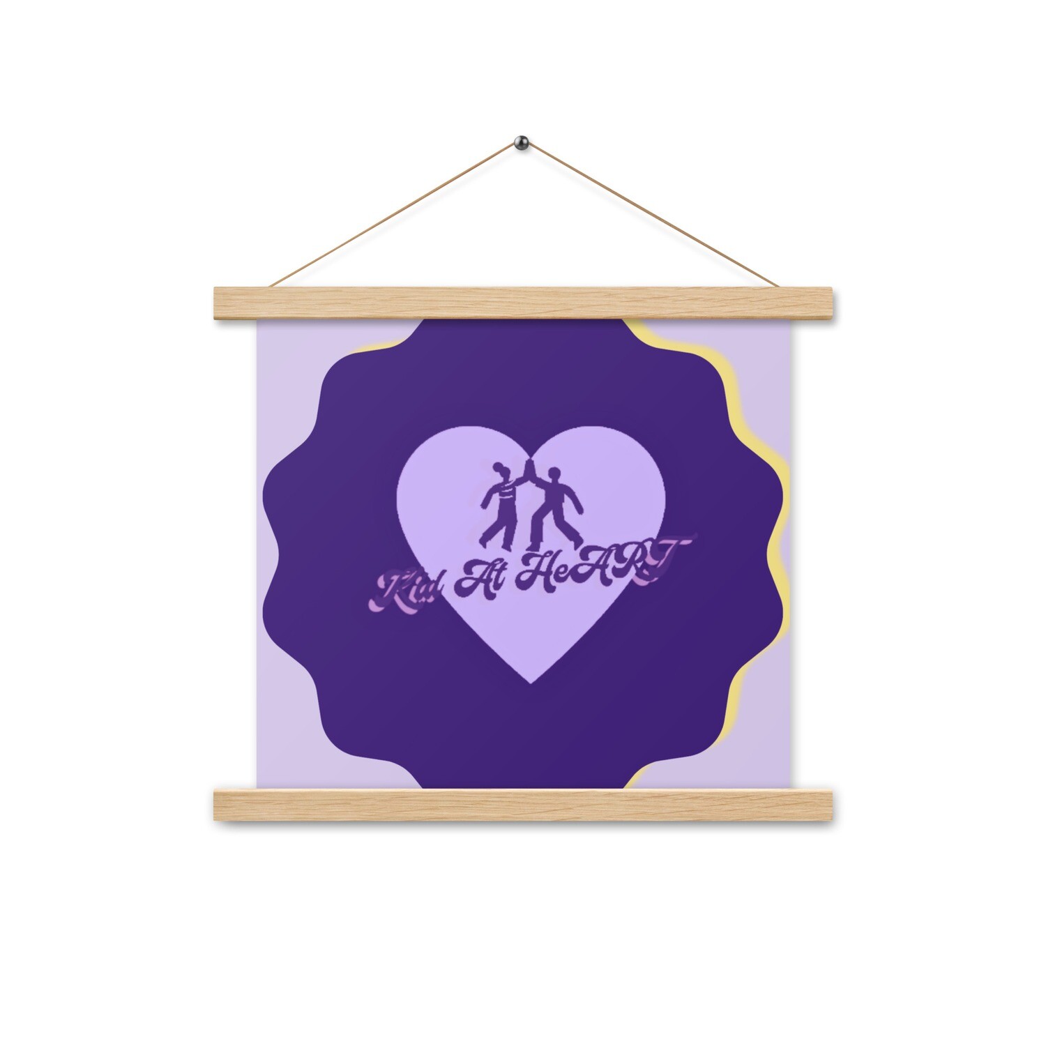 Kid At HeArt Poster with hangers