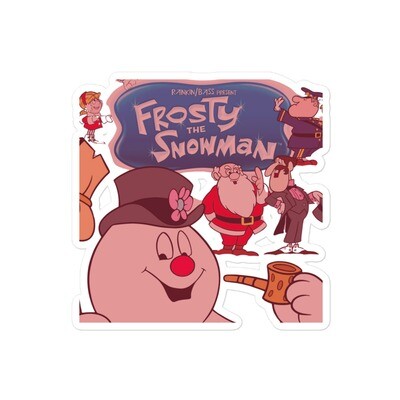 Frosty The Snowman Bubble-free stickers