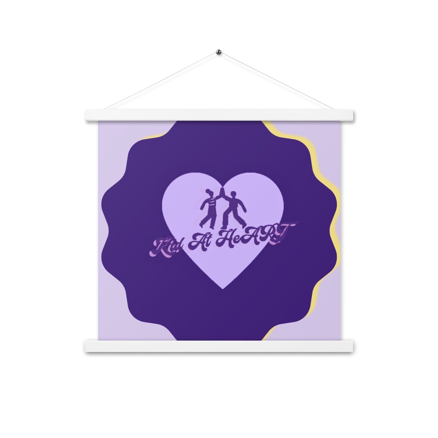 Kid At HeArt Poster with hangers