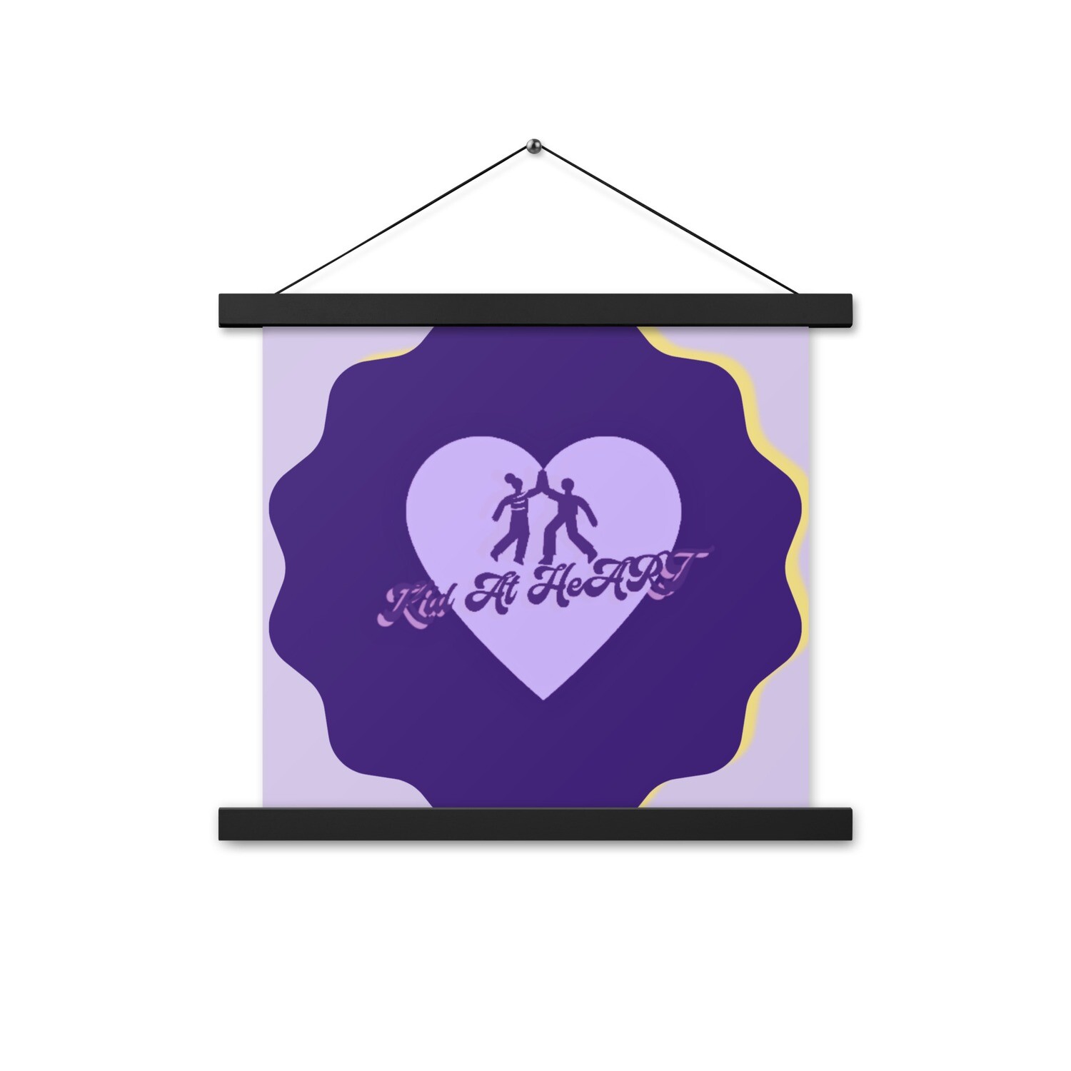 Kid At HeArt Poster with hangers