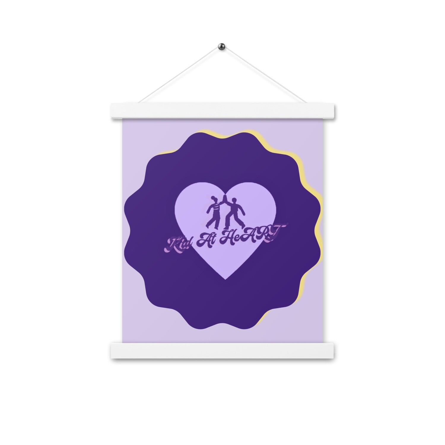Kid At HeArt Poster with hangers