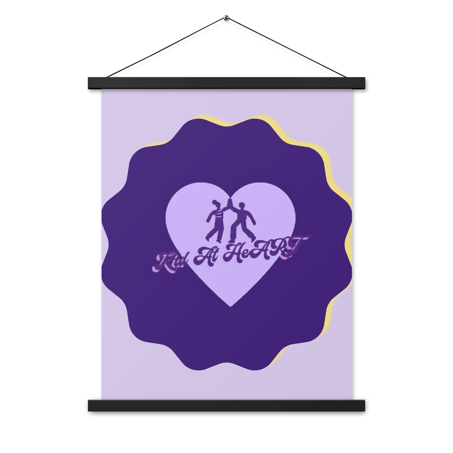 Kid At HeArt Poster with hangers