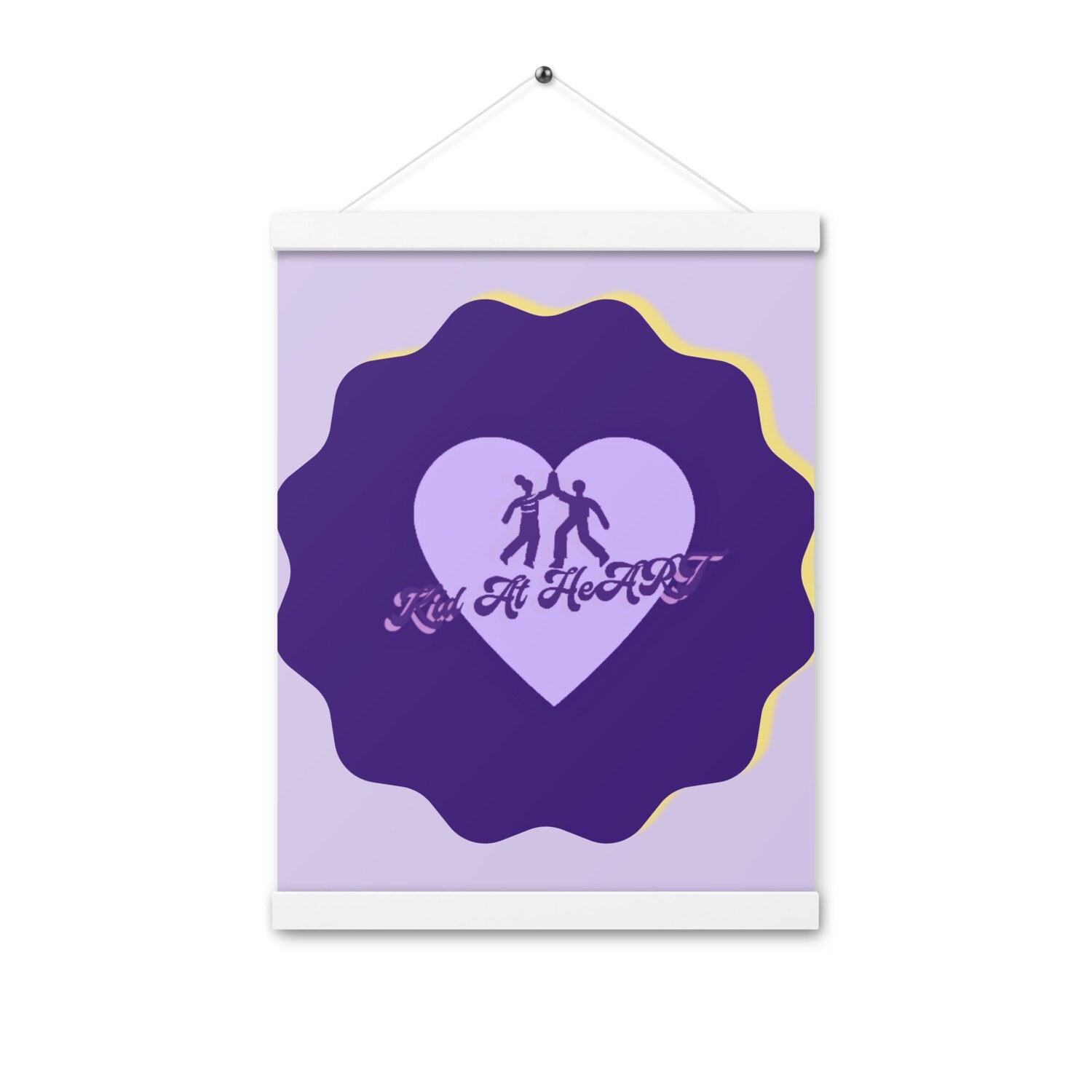 Kid At HeArt Poster with hangers